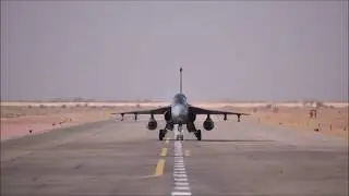 Indian Air Force LCA Tejas full afterburner take off GaganShakti 2018
