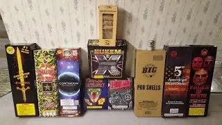 2017 Canister Shell Comparison (Fireworks) Demo - 11 Shells (W. Class/Firehawk/P. Planet/Mad Ox/BIG)