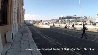Walking the Port of Bari, Italy - MSC Preziosa - 24 August 2014