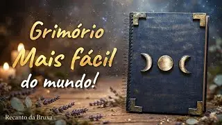Grimório SUPER FÁCIL no Caderno ✨ Faça o Seu com Poucos Materiais!