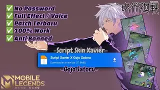 Script skin xavier Jujutsu Kaisen - Gojo Satoru - No Password | Full Effect Voice | New Patch