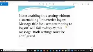 08- How to display Log On Message