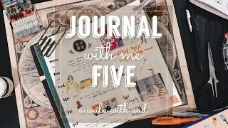Travelers notebook | JOURNAL WITH ME #5 | A Walk With Aud