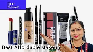 Blue Heaven Makeup Products Review And Demo.Beginsrs ke lia makeup products.#passionofpuja #makeup