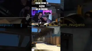 FRIEND TRYING TO CLUTCH ROUND #simi #csgo #dorozea #nugato