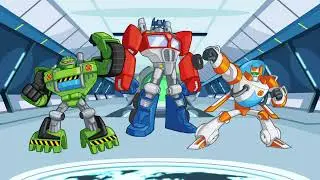 Transformers Rescue Bots: Dash 🤖 USE special jump powers & OUTRUN avalanches! 🤖