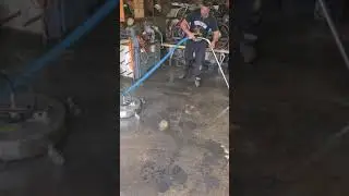Vacuum recovery system in action