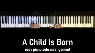 A Child Is Born - easy piano solo arrangement #sheetmusic #achildisborn #jazz