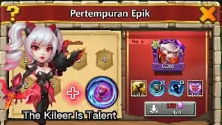 Free Epic Battle Boa Queen Castle Clash | Set Up Dove Keeper Talent Devourer'S Chalice In One shot😍😘