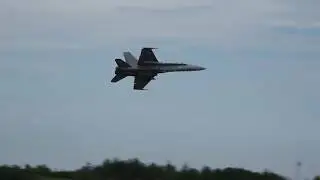 Finnish Air Force F/A-18C solo display at Turku Airshow 2019 -  EFTU 20190613