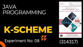 JAVA PROGRAMMING msbte PRACTICAL NO: 08 manual || msbte java manual answers ||
