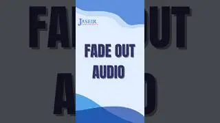 🎵 How to Fade Out Audio in Seconds | Easy Editing Trick!
