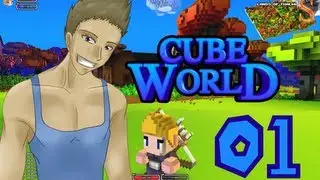 Let's play Cubeworld #01 [Deutsch] - Sephiron der blonde Ranger