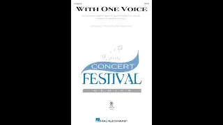 With One Voice (SATB Choir) - by Kirby Shaw