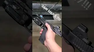 M&P5.7 might have less recoil than a 22 mag?!?! #smithandwesson #fn #ruger #holosun #pewpew #2a