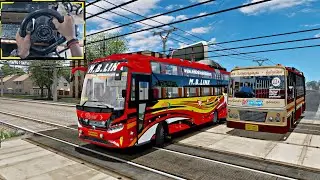 AC Sleeper bus rash driving | with melodies🔥| Sprinter Gaming