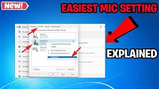 Easiest Mic Setting For Windows PC In 2025 | Explained | Urdu/Hindi