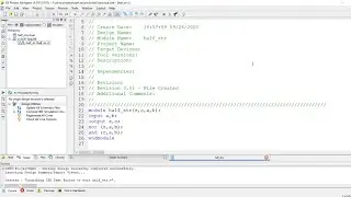 Урок 1: Код Verilog полусумматора на структурном уровне абстракции