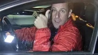 Adam Sandler Gives A Thumbs Up When Asked About Trump Becoming President This Week