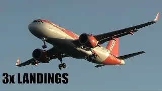 3 SPETACULAR LANDINGS at Madeira Airport