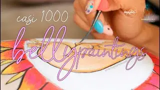 Los mejores casi 1000 belly paintings de @barriguitasbcn & La que pinta BCN