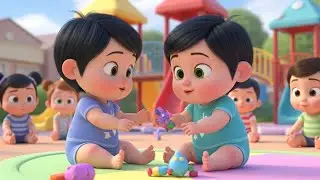 Happy Playground Fun 🛝🎶 Fun Playtime Song for Kids | Outdoor Learning Adventure