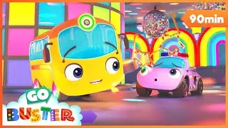 Disco Tunnel! The Disco Detectives | Go Buster - Bus Cartoons & Kids Stories