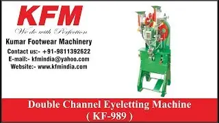 Double Channel Eyeletting Machine (KF-989)