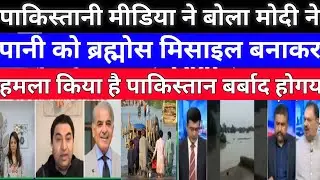 Pak media react l 🇮🇳 Indias Water Weapon 💦 Pakistani Media in Shock 😱 | Big Allegations l pak react 
