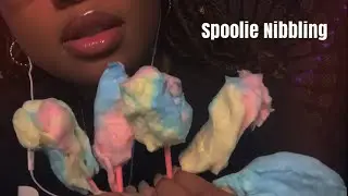 ASMR | Candy 🍬 Spoolie Nibbling | Mouth Sounds 👄