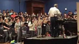Joshua Fit the Battle of Jericho - 2010 TMEA Texas All-State Mixed Choir Rehearsal