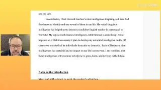 Intelligence Essay Conclusion