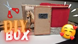 DIY SCHLEICH PFERDEBOX🐴⭐️Ganz einfach in 15 Minuten selber basteln!🤩#schleich Wenig Aufwand|Tutorial