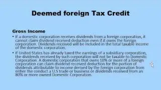 Excess Credit Carry Over