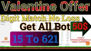Digit Match Bot 100% Win  || Binary.com || Binary Bot || 11-02-23