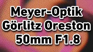 Vintage 35mm camera lens Meyer-Optik G&ouml;rlitz Oreston 50mm F1.8 on full-frame digital camera