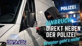 😱Einbruch direkt neben der Polizeiwache🚨👮&zwj;♂️ &ndash; Sprinter komplett verw&uuml;stet!