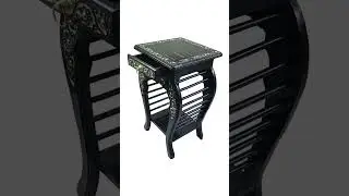 wooden side table #homedecor #bedside #endtable #furniture #table #stool #woodentable #storage