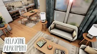 Relaxing Apartment 🌿...(Sims 4 Speed Build)