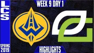 GGS vs OPT Highlights | LCS Spring 2019 Week 9 Day 1 | Golden Guardians vs Optic Gaming