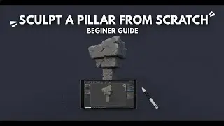 substance painter tutorial beginner :How to Texture Pillar in substance painter | pt3