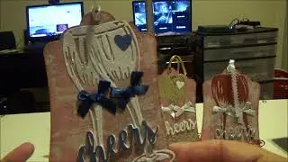 Champagne Glass Tags