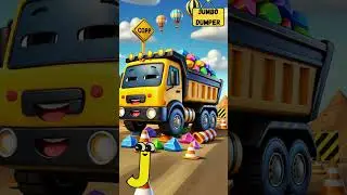 ABC Vehicle Song 🚗✈️ | ABC Vehicles for Kids | Fun Learning Short | #abcd #kids #shorts #viralvideo