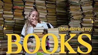 Decluttering my entire home!! | KonMari method 📚 PT. 2 BOOKS