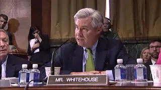 Whitehouse Remarks in Judiciary Markup on the Special Counsel Independence and Integrity Act