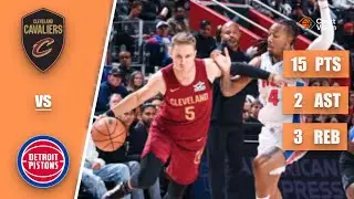 Sam Merrill - 15 Points, 5 Three-Pointers, 2 Assists vs Pistons - 2025-26 Regular Season