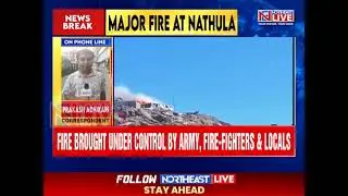 Sikkim: Massive Fire Breaks Out Near Nathula Along Indo-China Border