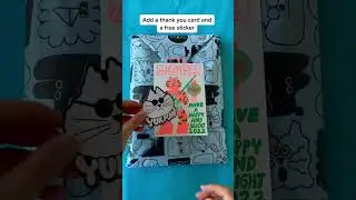 How we pack orders for our illustration business #packingorders #smallbusiness #packaging