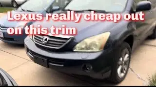 Замена декоративной накладки заднего стекла Lexus RX #lexusrx
