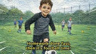 Mat&rsquo;s Football Dream ⚽ - Kids Songs - Ninanana